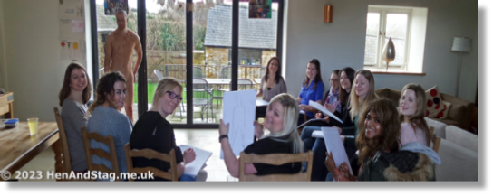 Our Model/Tutors take your group on an exciting, fun and memorable Art experience.
